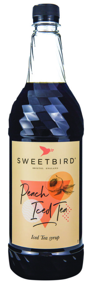 Sweetbird Peach Iced Tea Beverage Syrup (1 Litre) BBE: 04.2026