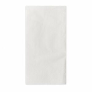 40cm 2ply 1/8 BOOKFOLD WHITE NAPKIN (16 x 125)