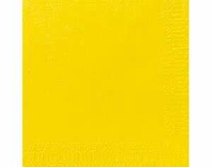 33cm 2 Ply Napkins YELLOW (x2000)