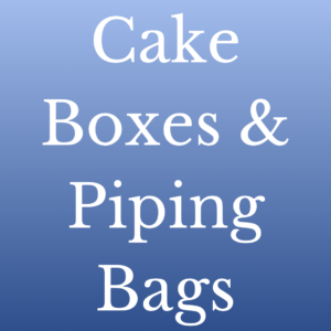 Cake Boxes & Piping Bags