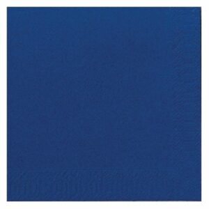 2623 40cm 3ply Dark Blue Napkins (8 x 125)