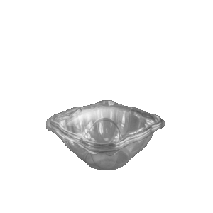 370cc Tulipack Hinged Clear Salad Bowl (x390)